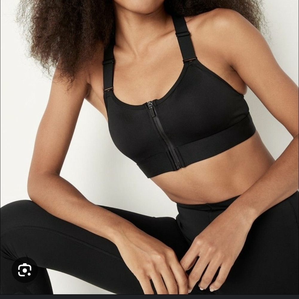 Victorias Secret Blue Women's Black Sports Bra 32DD